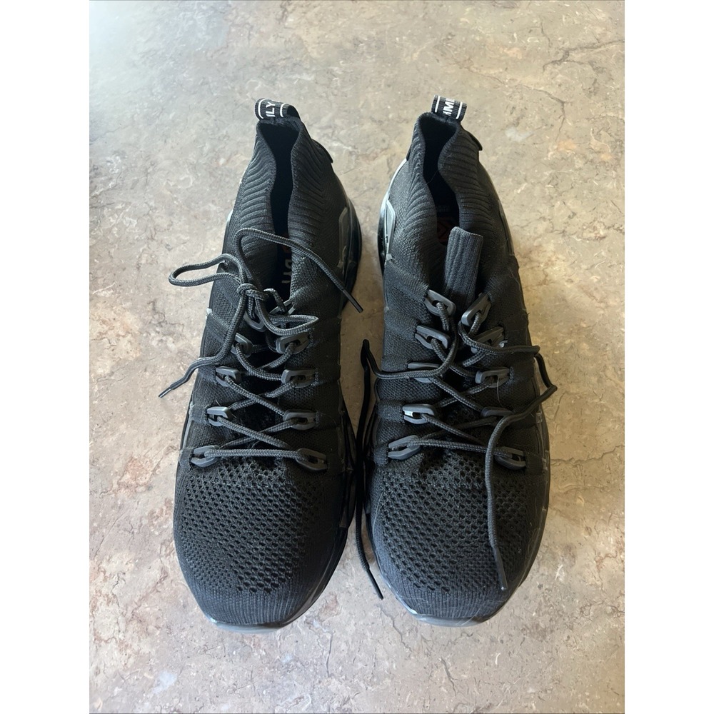 DYKHMILY Steel Toe Black Shoes size US 10.5